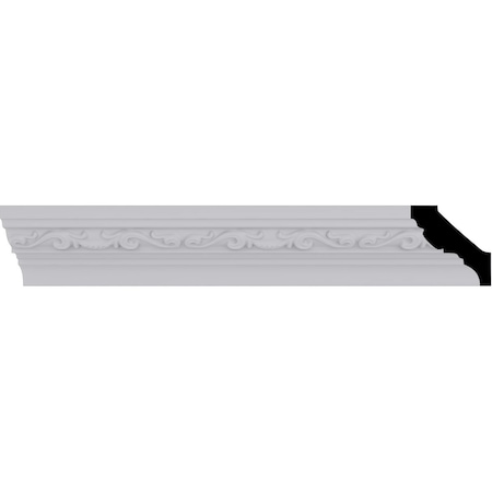 Ekena Millwork 1 3/8"H x 1 3/8"P x 2"F x 94 1/2"L Caputo Crown Moulding MLD01X01X02CA